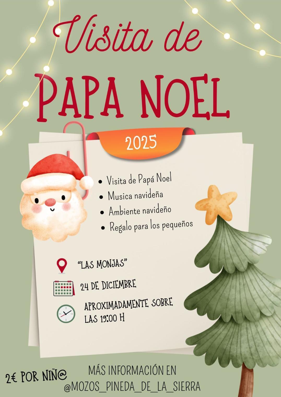 Visita de Papa Noel