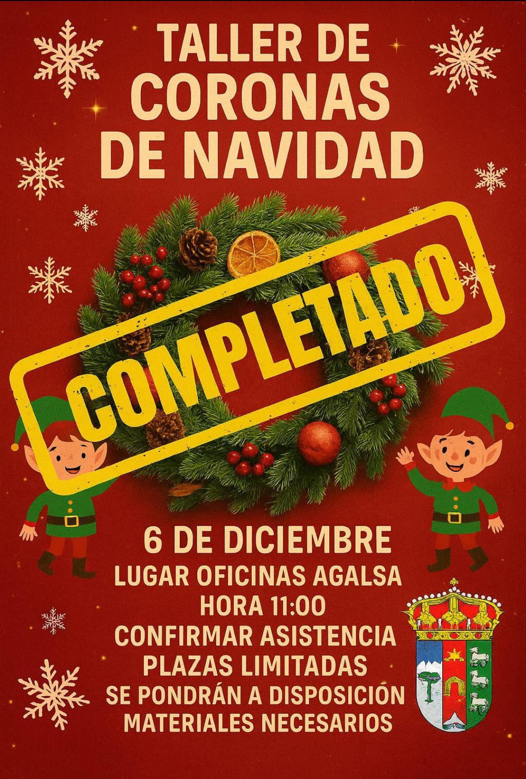 Taller Coronas de Navidad